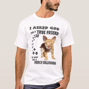 Französisch Bullhuahua Quote Mama Print, Bulldog  T-Shirt