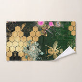 Französisch chic, viktorianisch, Biene, Blütenfoli Handtuch (Handtuch)