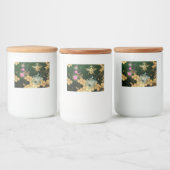 Französisch chic, viktorianisch, Biene, Blütenfoli Lebensmitteletikett (Flaschen)