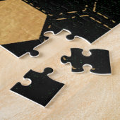 Französisch chic, viktorianisch, Biene, Blütenfoli Puzzle (Seite)