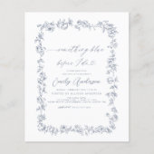 Französisch Chinoiserie Etwas Blue Brautparty (Vorderseite)