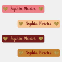 Französisch chique - Bekleidung Eisen Etiketten Mä