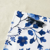 Französisch Cotgecore Blaue Blumenmuster Tissue Pa Strandtuch (Beispiel)