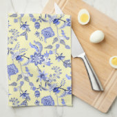 Französisch Country Blue Geschirrtuch (Viertel Falte)