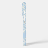Französisch Country Light Blue Flora Personalisier Case-Mate iPhone Hülle (Rückseite / Links)