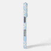 Französisch Country Light Blue Flora Personalisier Case-Mate iPhone Hülle (Rückseite / Rechts)