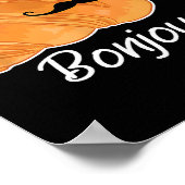 Französisch Croissant Lover France Flag Frankophil Poster (Ecke)