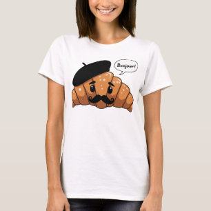 Französisch Croissant T-Shirt