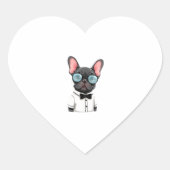 Französisch Die Gentlemen Copy (1) Herz-Aufkleber (Vorderseite)