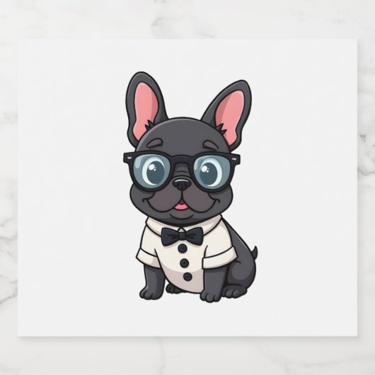 Französisch Die Gentlemen Copy (4) Schaumweinetikett (Einzelnes Label)