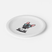 Französisch Die Gentlemen Copy (5) Pappteller (Schrägansicht)