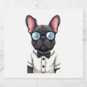 Französisch Die Gentlemen Copy (6) Schaumweinetikett (Einzelnes Label)