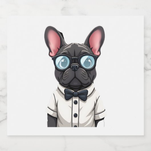 Französisch Die Gentlemen Copy (6) Schaumweinetikett (Einzelnes Label)