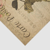 Französisch Ephemera Frog Reitsport Rose Decoupage Seidenpapier (Ausschnitt)