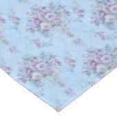 Französisch-Europa Blau Viktorianische Stilmöbel Tischdecke (Schrägansicht)