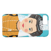 Französisch, Fall Bigoudène Matryoshka Case-Mate iPhone Hülle (Rückseite (Horizontal))
