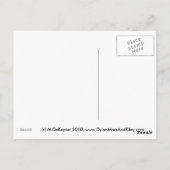 Französisch Fantastisches Elefantenreitrad Postkarte (Rückseite)