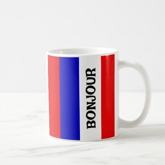 Französisch-Flag-Design-Kaffee-Tasse Kaffeetasse (Rechts)