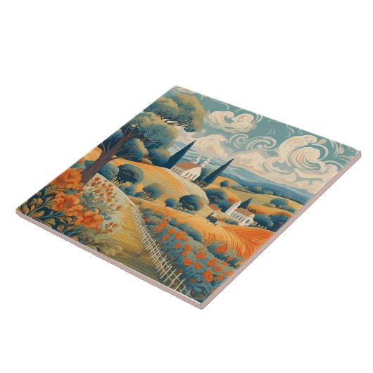 Französisch Fliese (Seite)