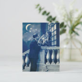 Französisch Flirt - Vintag romantische Postkarte (Stehend Vorderseite)