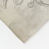 Französisch-Floral I Fleecedecke (Ecke)