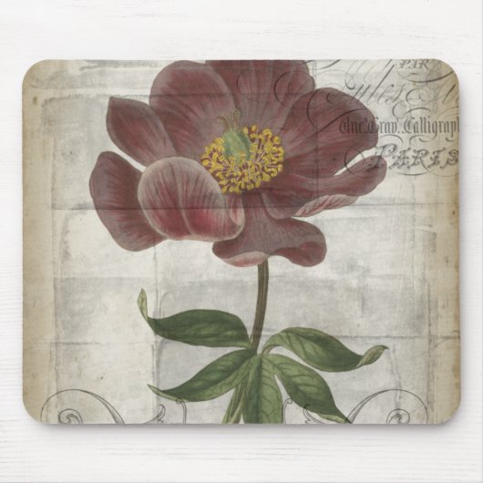 Französisch-Floral I Mousepad (Vorne)