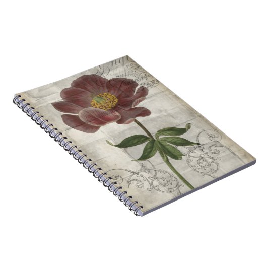 Französisch-Floral I Notizblock (Rechte Seite)