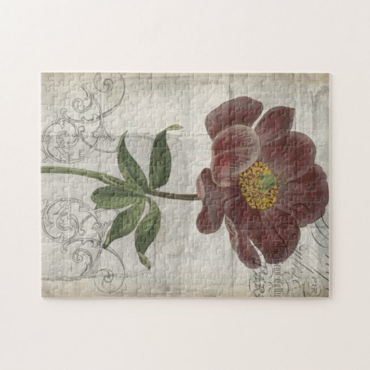 Französisch-Floral I Puzzle (Horizontal)