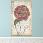 Französisch-Floral III Leinwanddruck (Insitu (Holzboden))