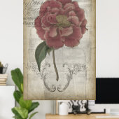 Französisch-Floral III Poster (Heimbüro)