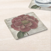 Französisch-Floral III Rechteckiger Pappuntersetzer (angewinkelt)