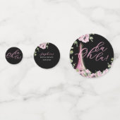 Französisch Floral Oh la Dusche Tisch Confetti Konfetti (Vorderseiten)