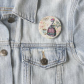 Französisch floral Paris Teezeremonie Party Marie  Button (Beispiel)