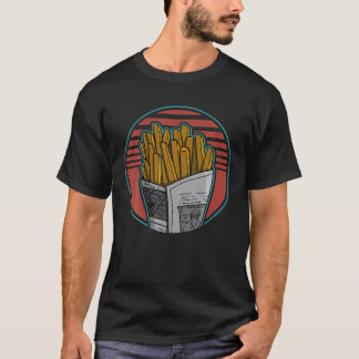 Französisch Fries Fastfood Kartoffel Französisch C T-Shirt