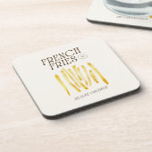 Französisch Fries sind meine Liebe Untersetzer Spr (Linke Seite)