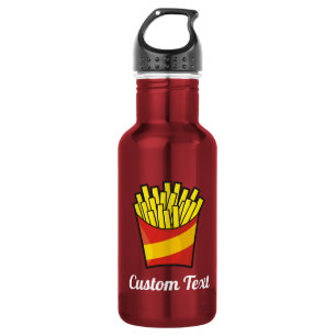 Französisch Fries Wasserflasche