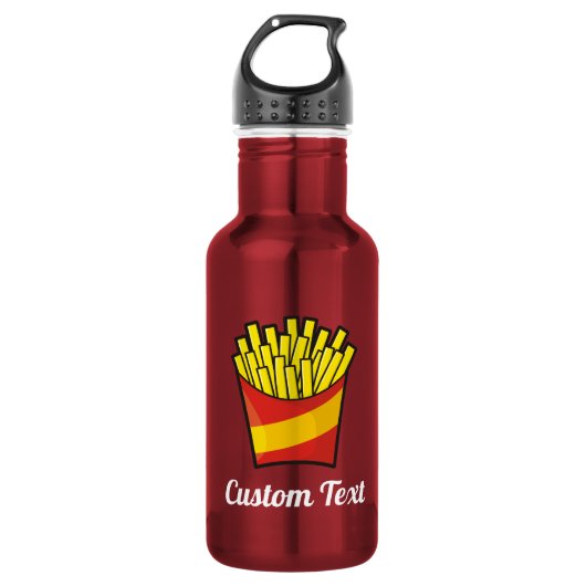 Französisch Fries Wasserflasche (Vorderseite)