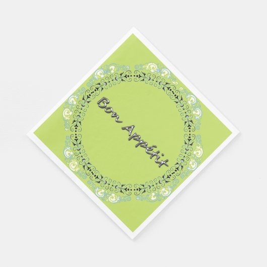 FRANZÖSISCH-FRISCH-NAPKIN-DECOR SERVIETTE (Ecke)