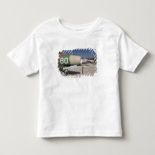 Französisch gebauter Mystere-Kampfflugzeug Kleinkind T-shirt