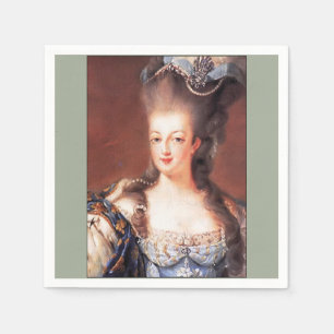 Französisch Graue Marie Antoinette Papierserviette