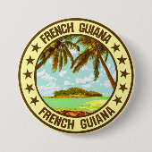 Französisch-Guayana Button (Vorderseite)