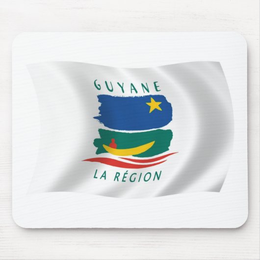 Französisch-Guayana-Flagge Mousepad (Vorne)