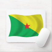 Französisch-Guayana-Flagge Mousepad (Mit Mouse)