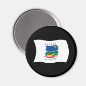 Französisch-Guayana-Flaggenmagnet Magnet (Vorderseite/Rückseite)