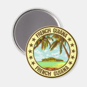 Französisch-Guayana Magnet (Vorderseite/Rückseite)