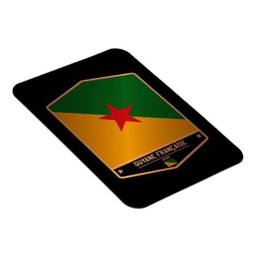 Französisch-Guayana Magnet (Rechte Seite)