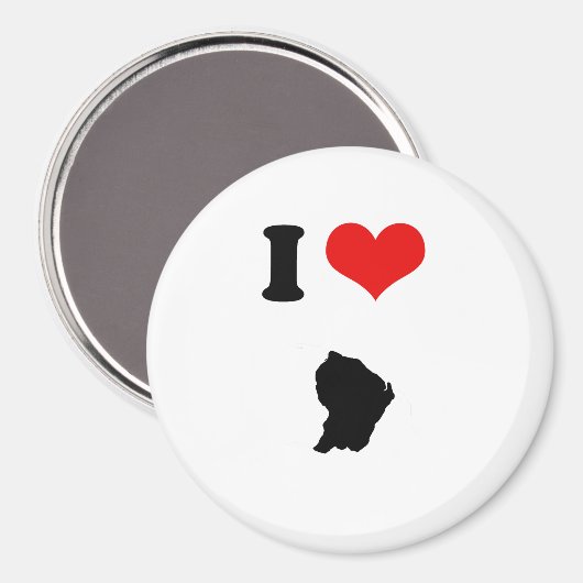 FRANZÖSISCH GUIANA MAGNET (Vorderseite/Rückseite)