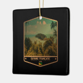 Französisch-Guyana Keramikornament (Links)