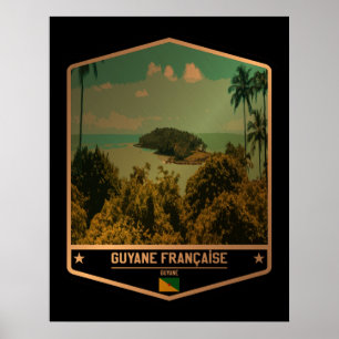 Französisch-Guyana Poster