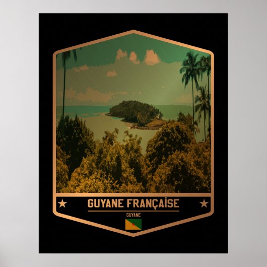 Französisch-Guyana Poster (Vorne)